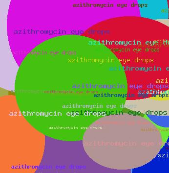 Azithromycin eye drops